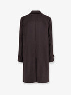 Hevò Men's Loconia Wool Blend Coat Black
