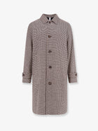 Hevò Men's Loconia Wool Blend Coat Black