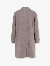Hevò Men's Loconia Wool Blend Coat Black