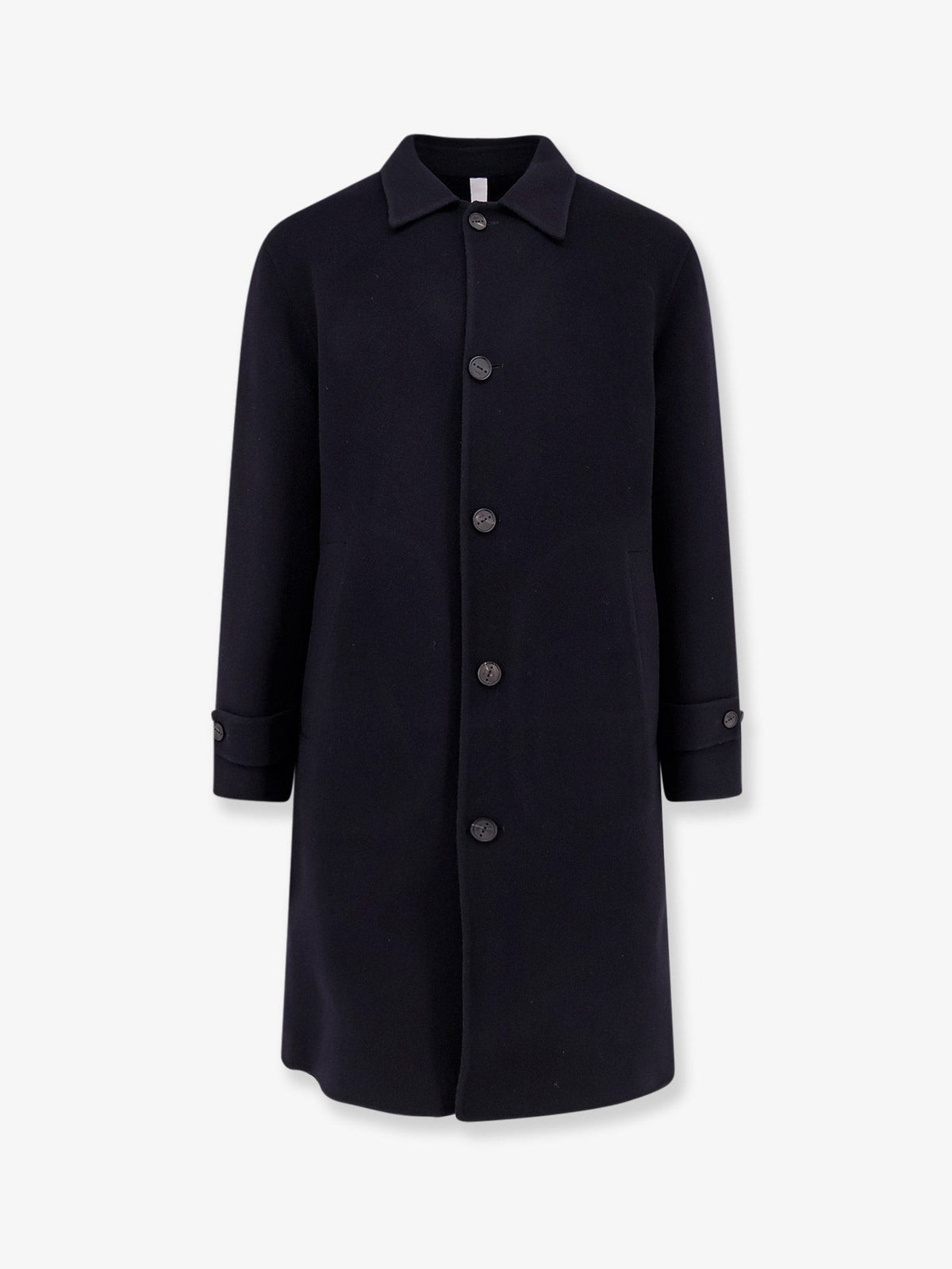 Hevò Men's Loconia Wool Coat Blue
