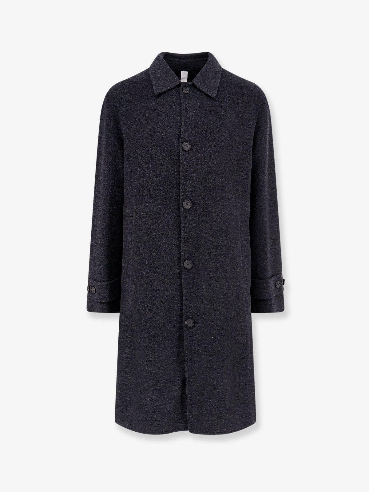 Hevò Men's Loconia Wool Coat Grey