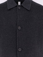 Hevò Men's Loconia Wool Coat Grey
