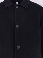 Hevò Men's Loconia Wool Coat Blue