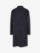 Hevò Men's Loconia Wool Coat Grey