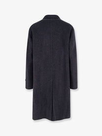 Hevò Men's Loconia Wool Coat Grey