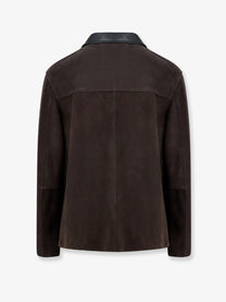 Loewe Men's Suede Jacket Brown, view 2