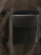 Loewe Men's Suede Jacket Brown, view 3