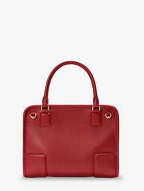 Loewe Women's Amazona Leather Handbag Red, view 2