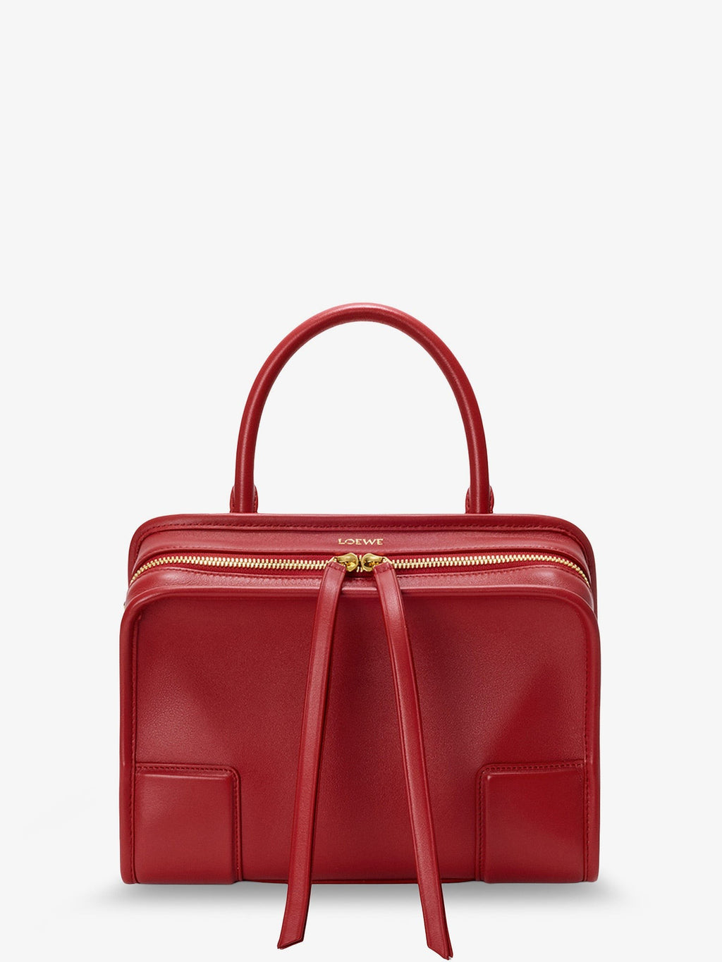 Loewe Women's Amazona Leather Handbag Red