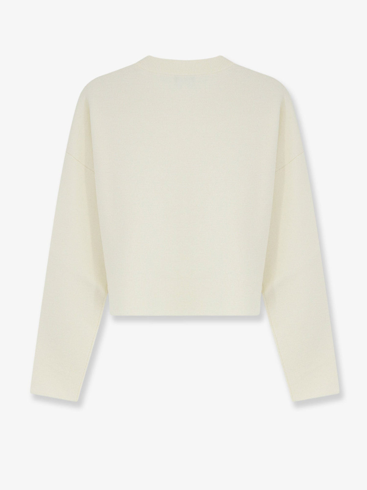 Loewe Women's Wool Blend Crewneck Sweater White, view 2