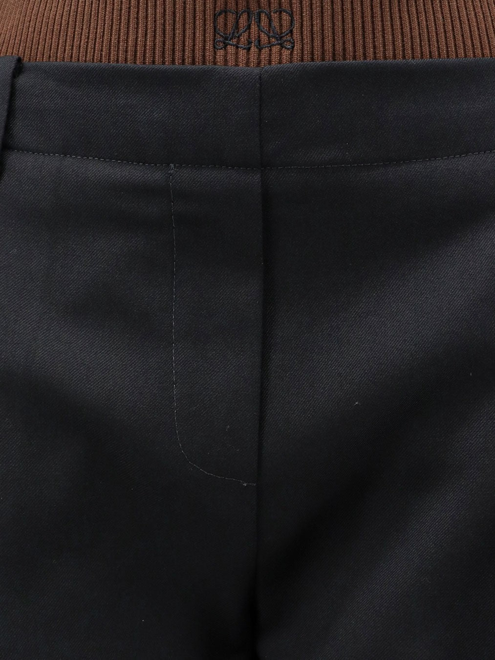 Loewe Women's Wool Trousers Black, view 3