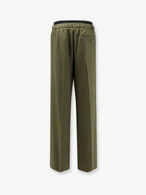 Loewe Women's Wool Trousers Green, view 2