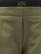 Loewe Women's Wool Trousers Green, view 3