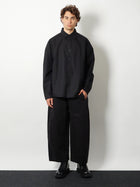 Entire Studios Unisex Loft Cotton Trousers Black, view 2