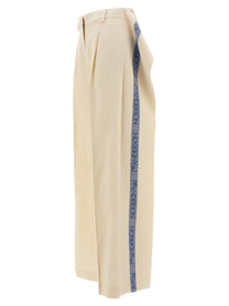 JW Anderson Band Panel Pants Beige