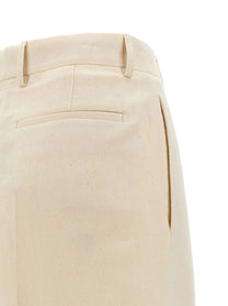 JW Anderson Band Panel Pants Beige