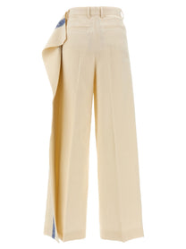 JW Anderson Band Panel Pants Beige