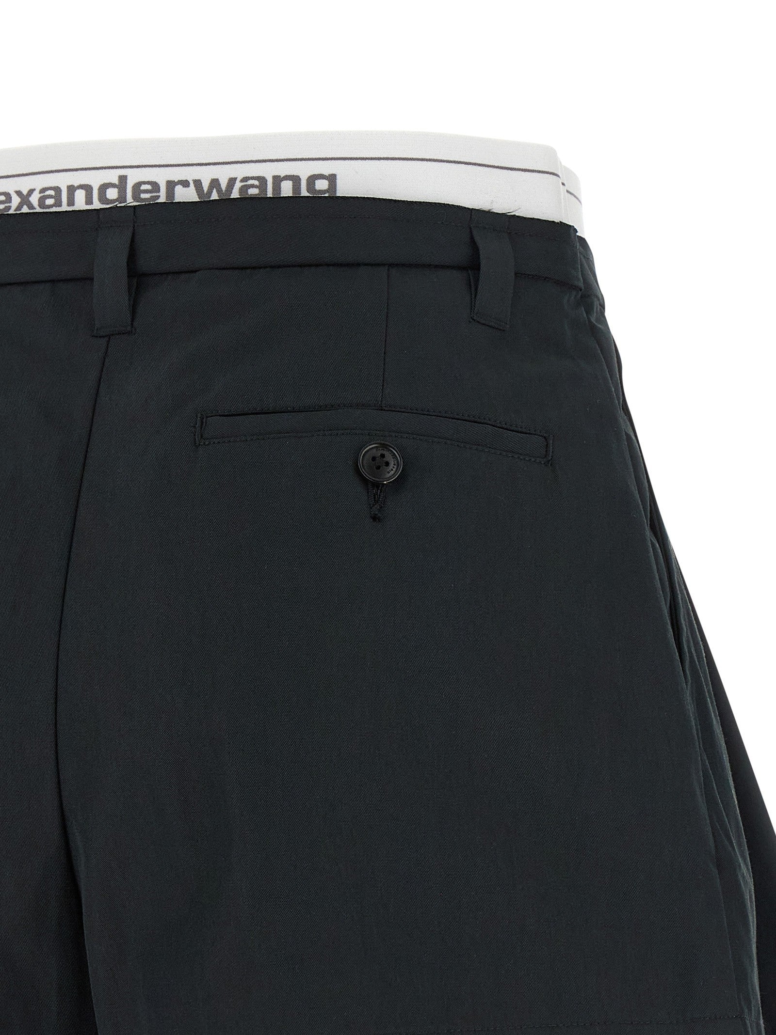 alexanderwang Band Shorts Black
