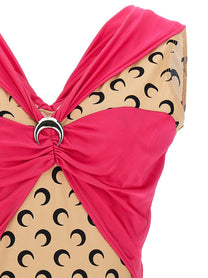 Marine Serre Bodysuit Pink