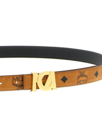 MCM Buckle Belt Brown