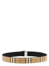 Burberry Buckle Reversible Belt Beige
