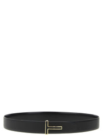 Tom Ford Buckle Reversible Belt Black