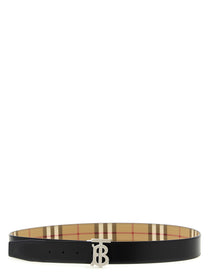 Burberry Buckle Reversible Belt Beige