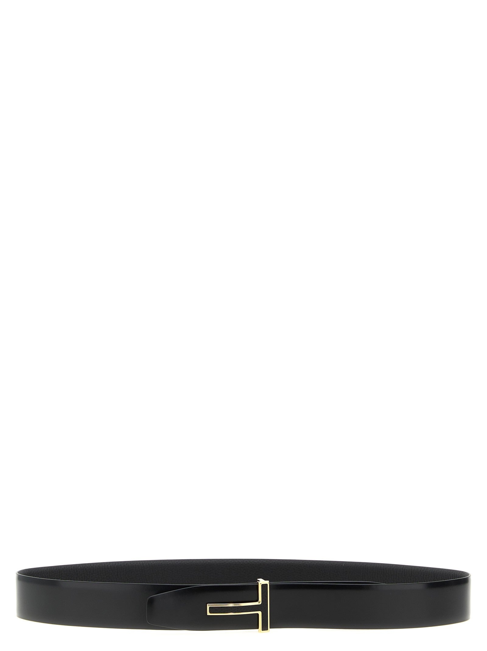 Tom Ford Buckle Reversible Belt Black