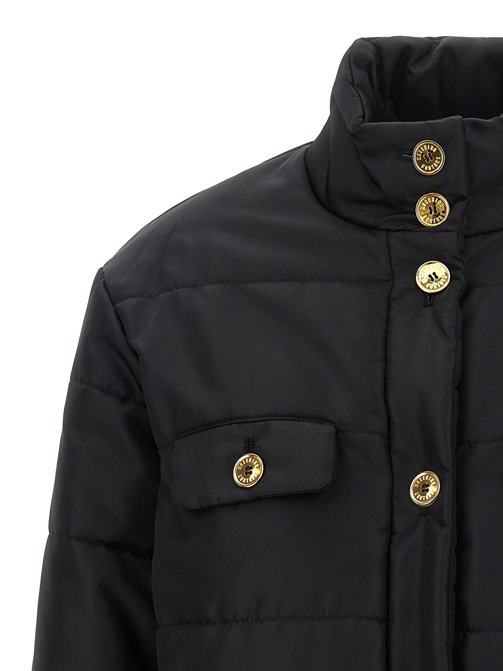 Moschino Button Down Jacket Black