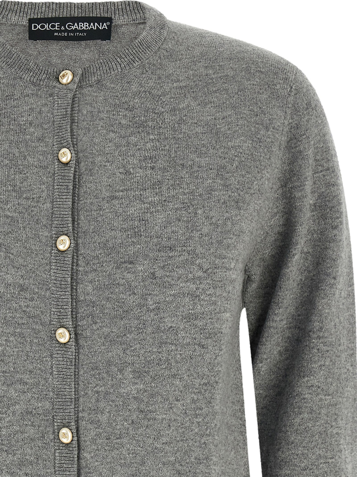 Dolce &amp; Gabbana Buttons Cardigan Grey, view 3