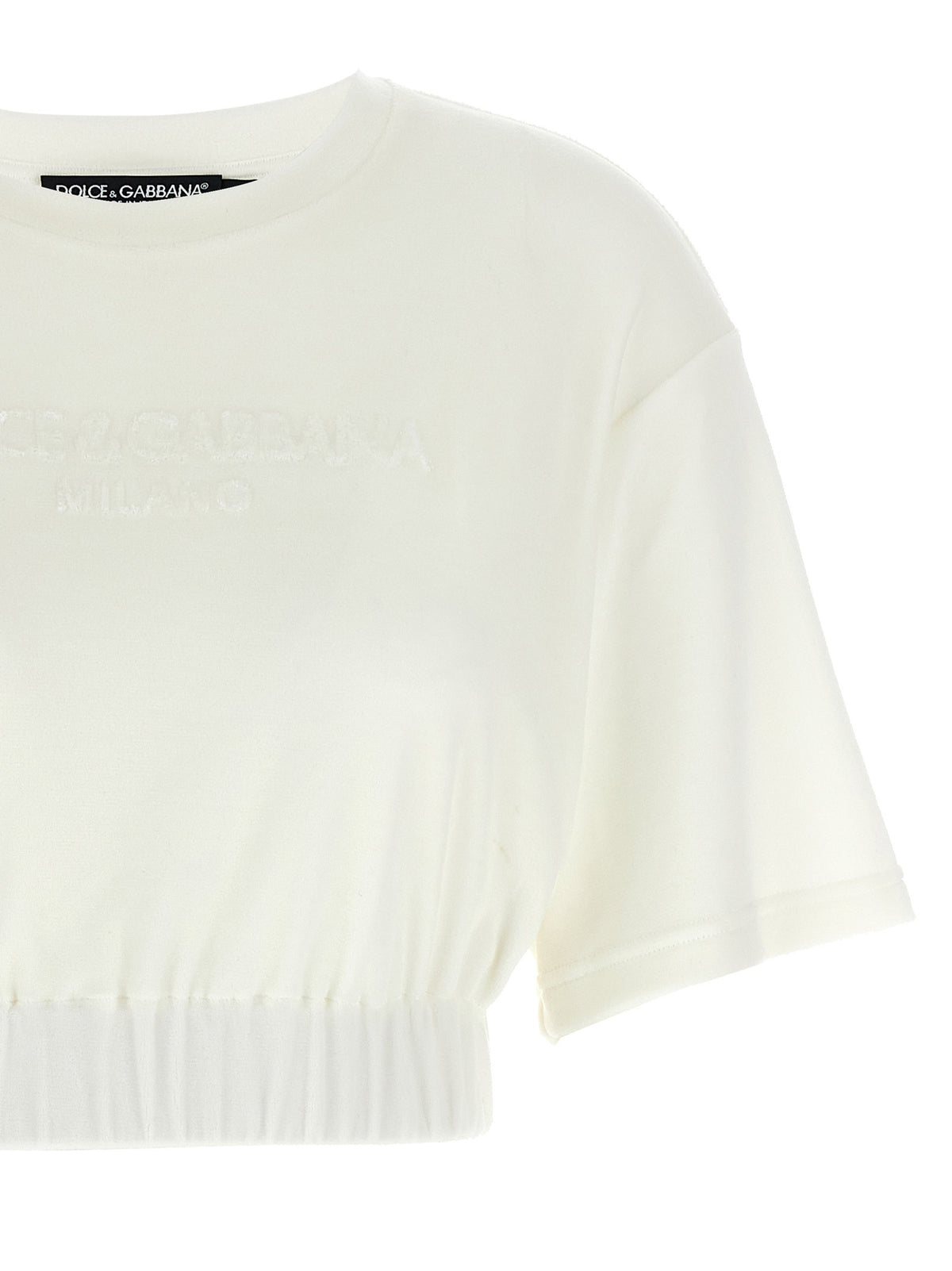 Dolce &amp; Gabbana Chenille Top White