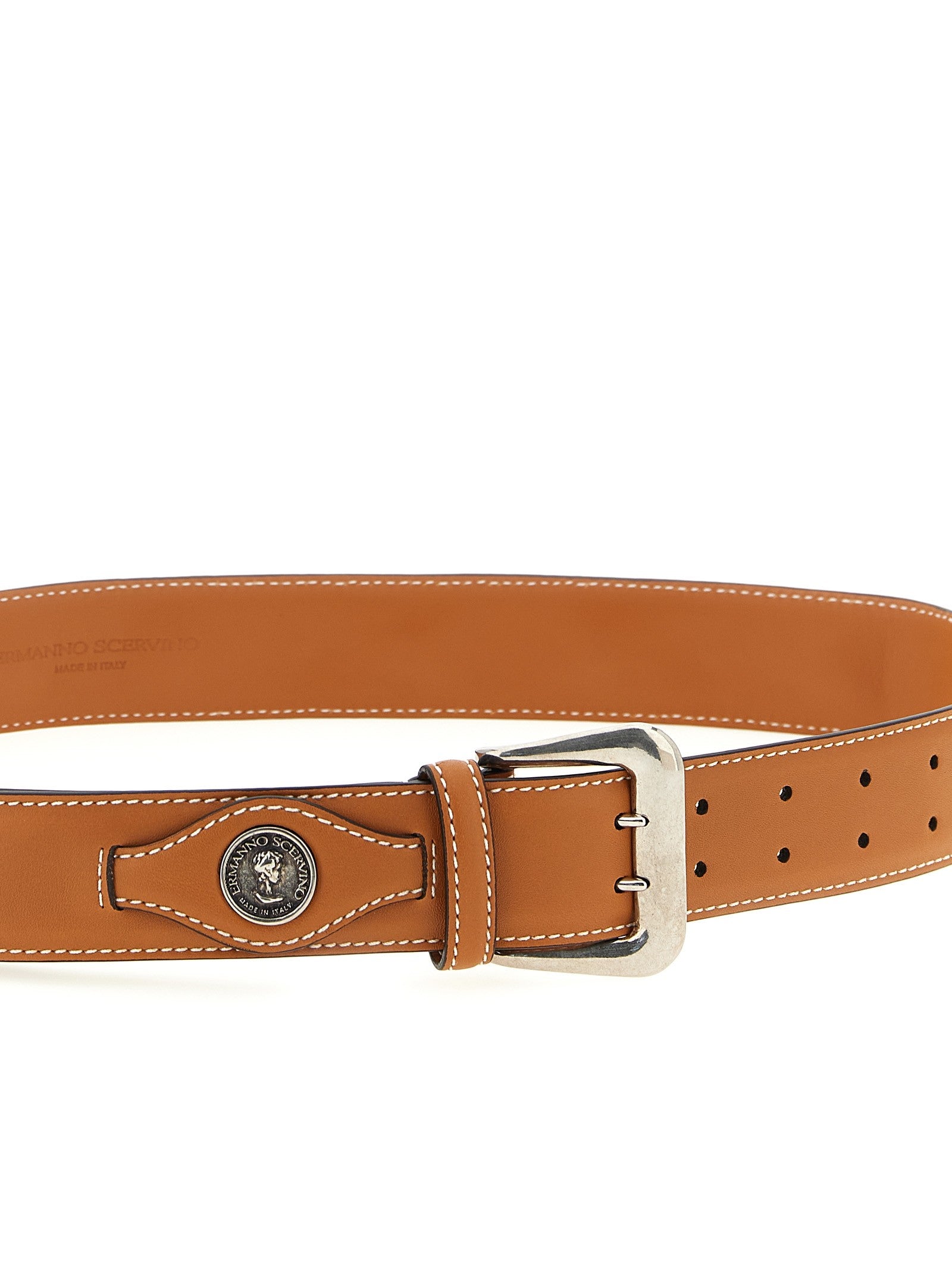 Ermanno Scervino Coin Belt Brown