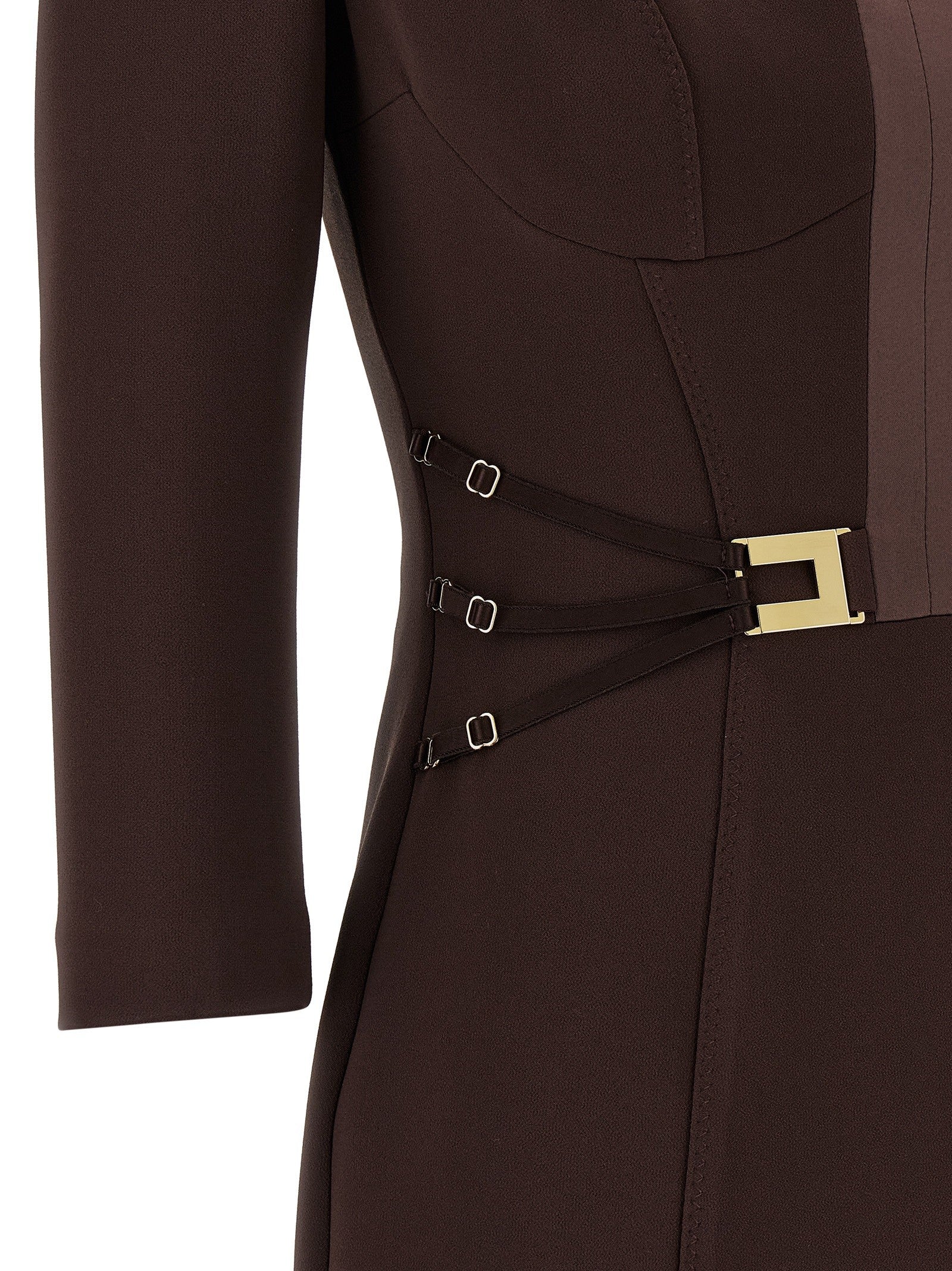 Elisabetta Franchi Dress Brown