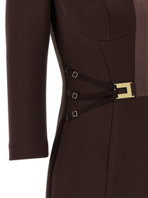 Elisabetta Franchi Dress Brown