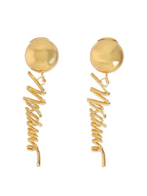 Moschino Women's Earrings Gold
