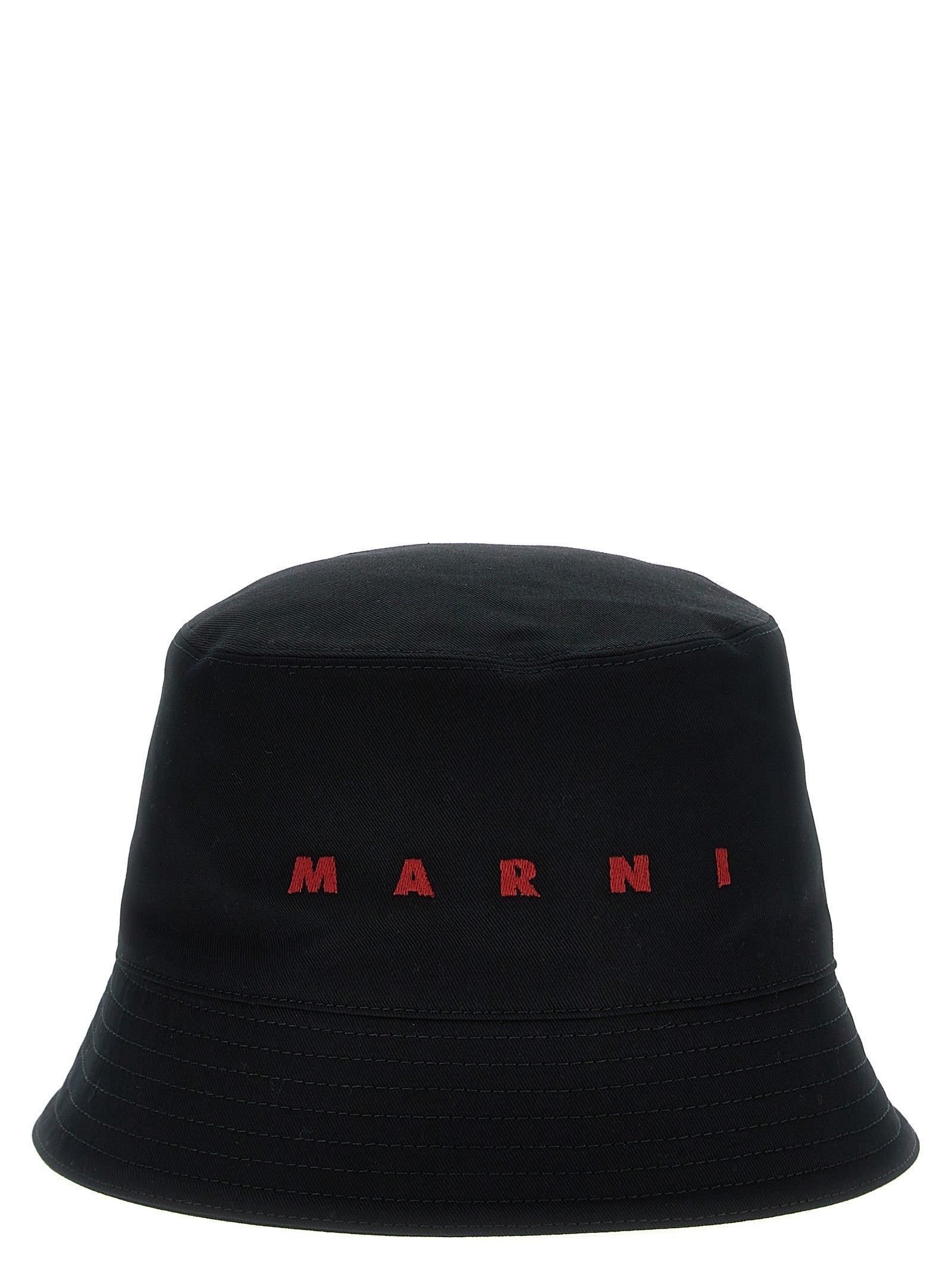 Marni Embroidery Bucket Hat Black