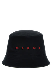 Marni Embroidery Bucket Hat Black