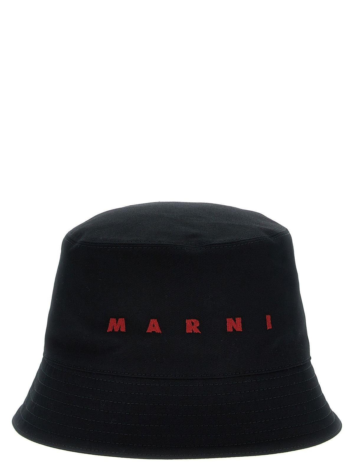 Marni Embroidery Bucket Hat Black