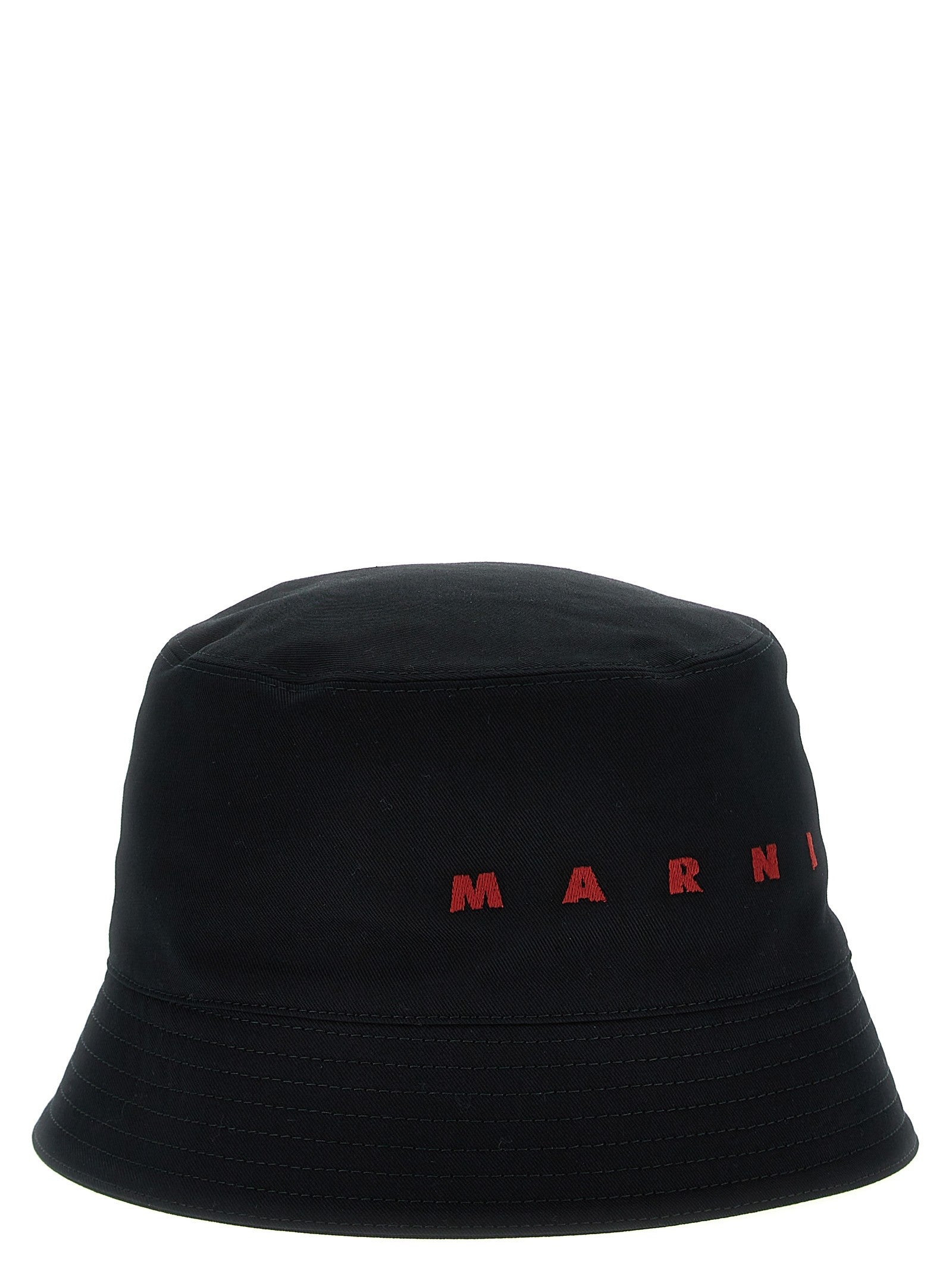 Marni Embroidery Bucket Hat Black