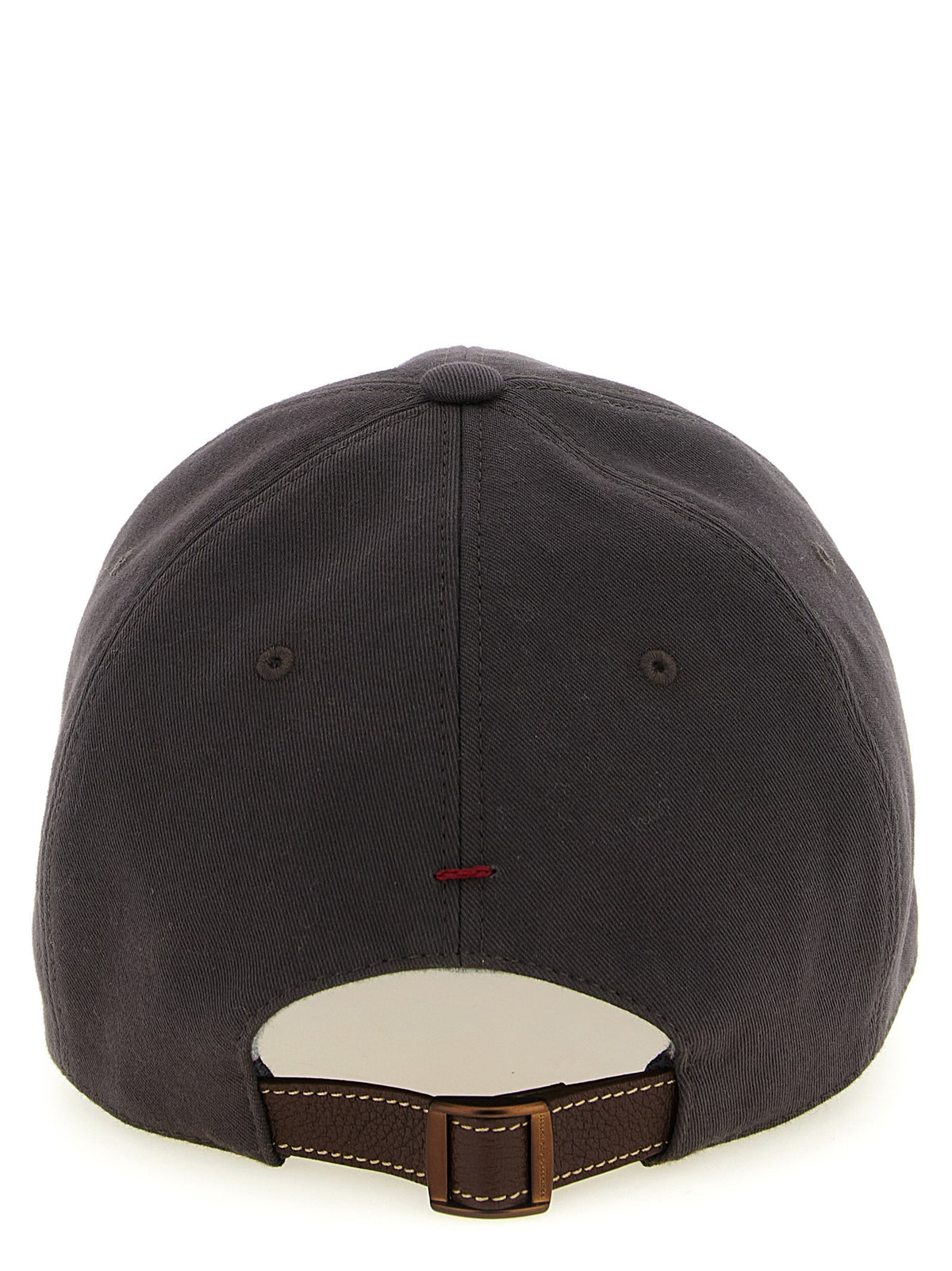 Brunello Cucinelli Embroidery Cap Brown, view 3