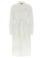 Polo Ralph Lauren Embroidery Chemisier Dress White