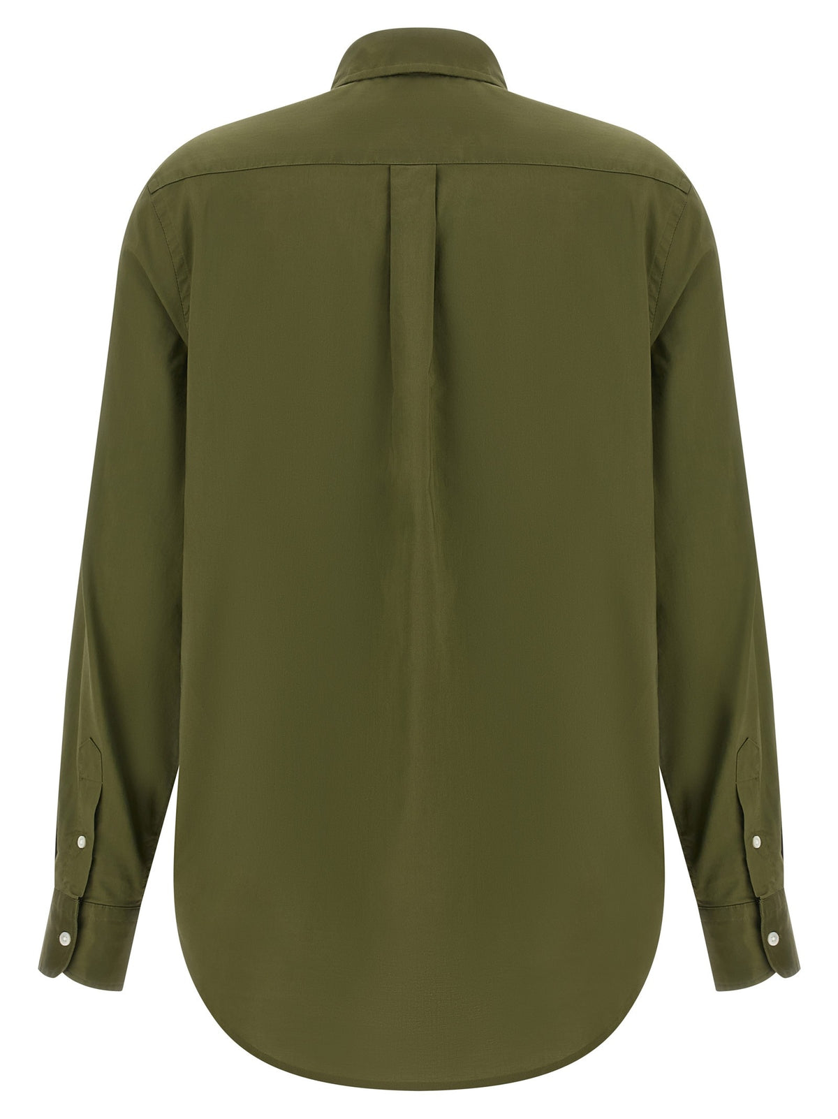 Polo Ralph Lauren Embroidery Cotton Shirt Green