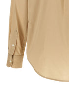 Polo Ralph Lauren Embroidery Cotton Shirt Beige
