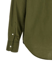 Polo Ralph Lauren Embroidery Cotton Shirt Green