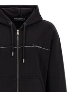 Dolce &amp; Gabbana Embroidery Hoodie Black, view 3