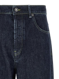Marni Embroidery Jeans Blue