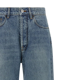 Miu Miu Embroidery Jeans Blue