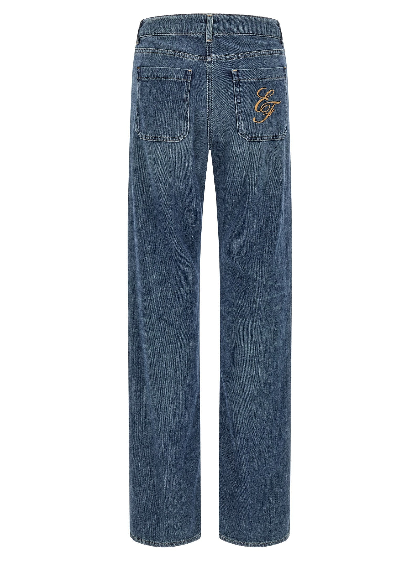 Elisabetta Franchi Embroidery Jeans Blue