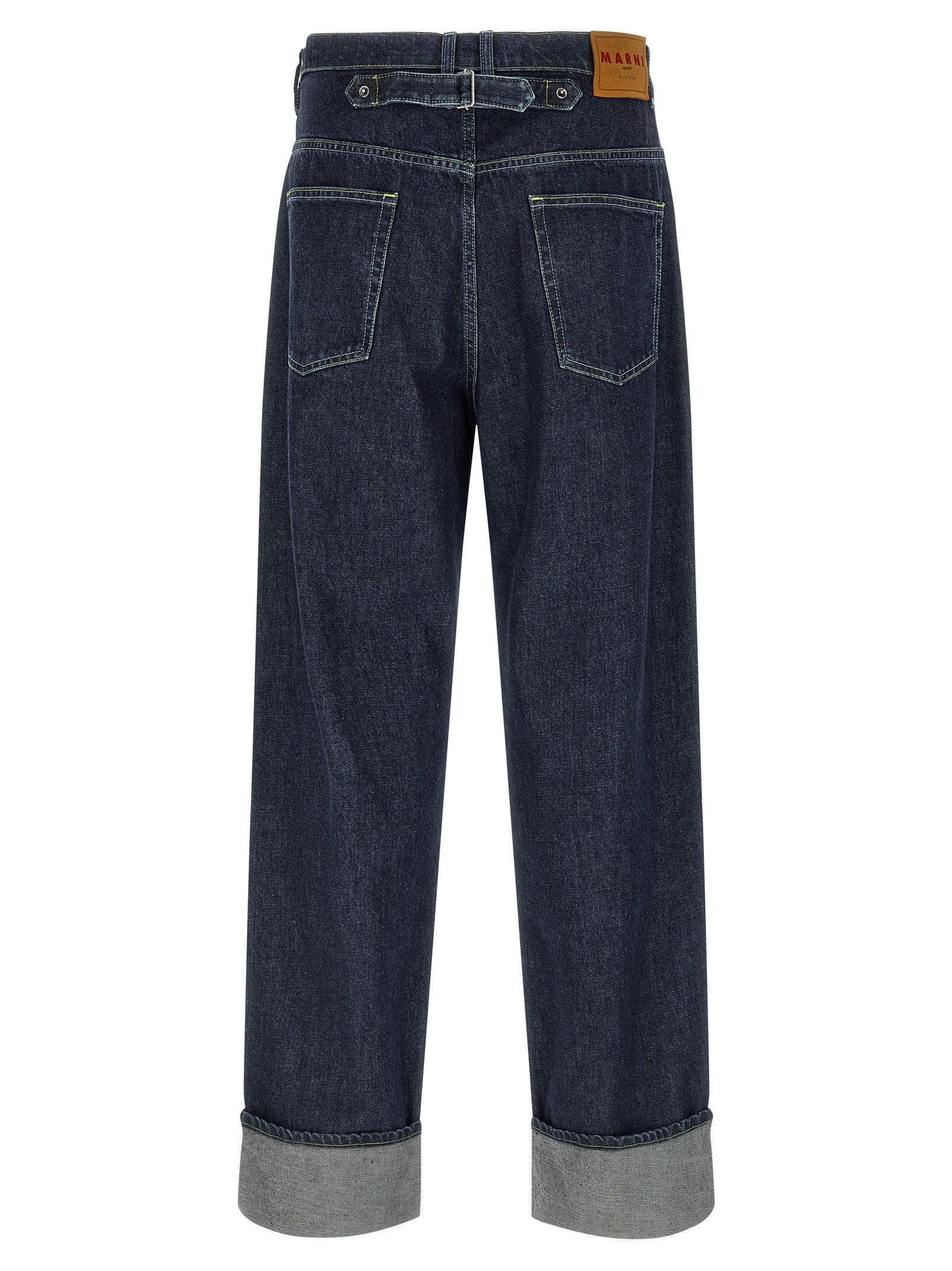 Marni Embroidery Jeans Blue