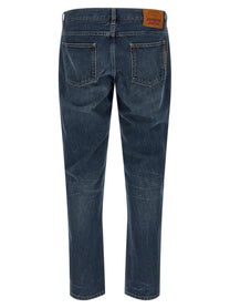 Dolce &amp; Gabbana Embroidery Jeans Blue